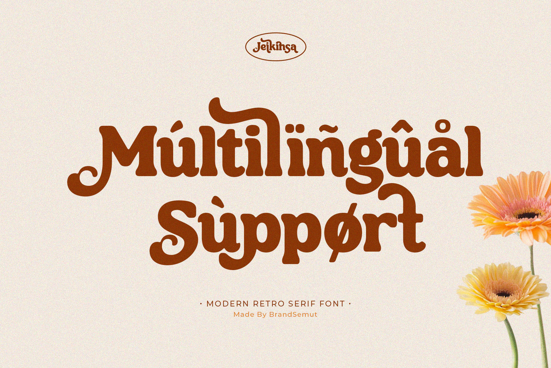 Jeikinsa – Retro Display Serif Font - Image 8